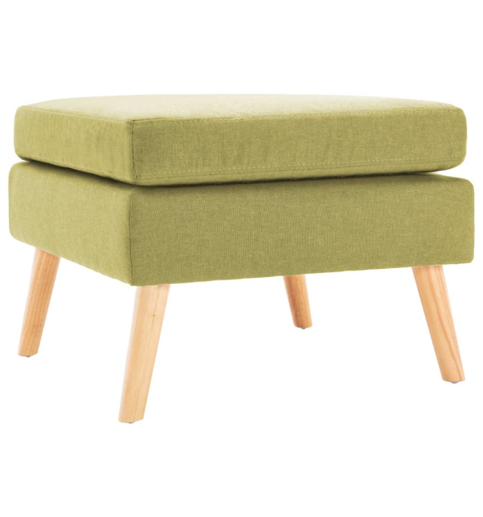 Repose-pied Vert Tissu | Mobilier & Déco