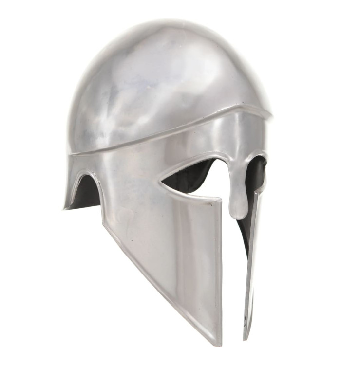 Casque de guerrier grec antique pour GN Argenté Acier | Mobilier & Déco