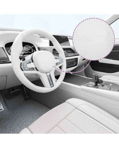 Films 4D de voiture 2 pcs Blanc 100x150 cm+50x150 cm | Mobilier & Déco