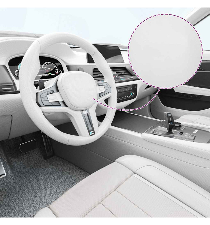 Films 4D de voiture 2 pcs Blanc 100x150 cm+50x150 cm | Mobilier & Déco