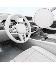Films 4D de voiture 2 pcs Blanc 100x150 cm+50x150 cm | Mobilier & Déco