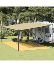 Tapis de tente 400x700 cm Beige | Mobilier & Déco