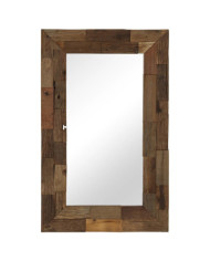 Miroir Bois de récupération massif 50 x 80 cm | Mobilier & Déco