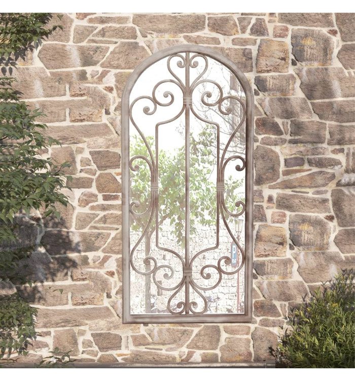 Miroir de jardin Sable 100x45cm Fer pour utilisation extérieure | Mobilier & Déco