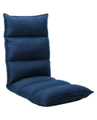 Chaise pliable de sol Bleu Tissu | Mobilier & Déco