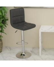 Tabouret de bar Noir Similicuir | Mobilier & Déco