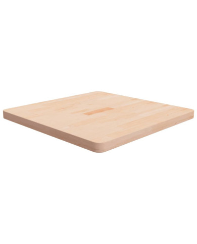 Dessus de table carré 70x70x4 cm Bois chêne massif non traité | Mobilier & Déco