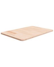 Comptoir de salle de bain 60x40x1,5 cm Bois massif non traité | Mobilier & Déco