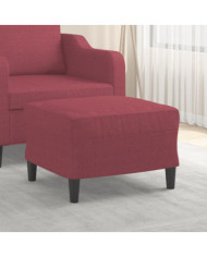 Repose-pied Rouge bordeaux 60x50x41 cm Tissu | Mobilier & Déco