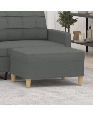 Repose-pied Gris foncé 70x55x41 cm Tissu | Mobilier & Déco