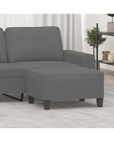 Repose-pied Gris foncé 70x55x41 cm Tissu microfibre | Mobilier & Déco