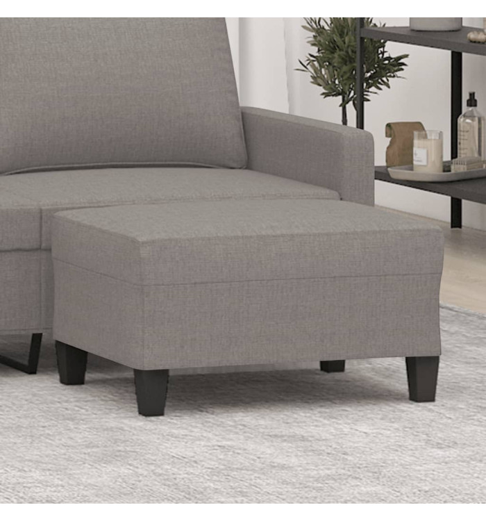 Repose-pied Taupe 70x55x41 cm Tissu | Mobilier & Déco