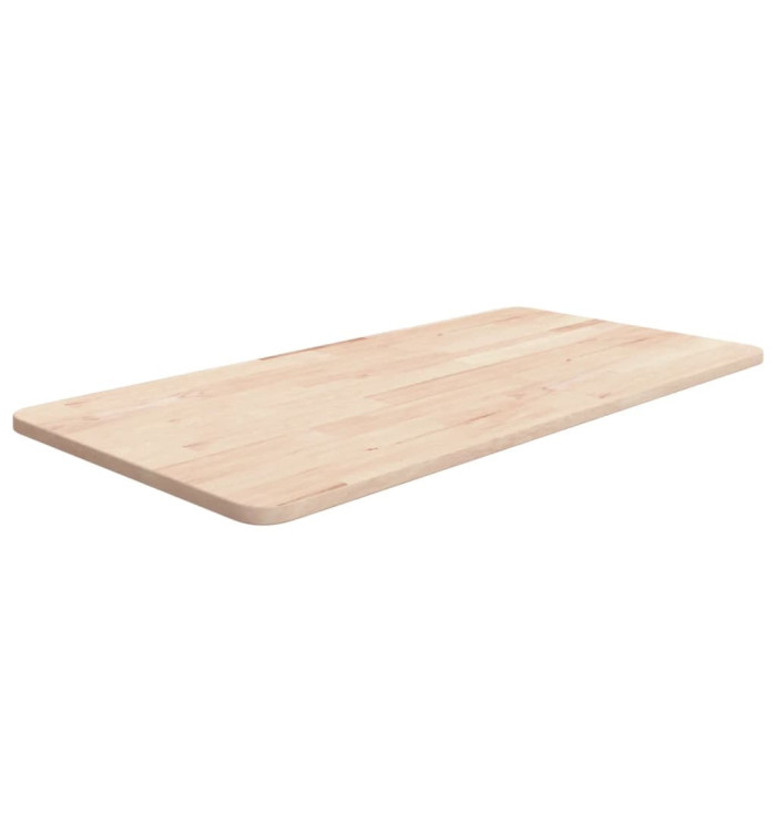 Comptoir de salle de bain 80x40x1,5 cm Bois massif non traité | Mobilier & Déco