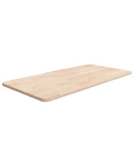 Comptoir de salle de bain 80x40x1,5 cm Bois massif non traité | Mobilier & Déco