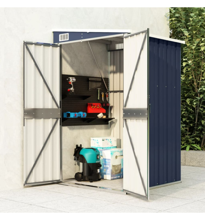 Remise de jardin murale Anthracite 118x100x178 cm Acier | Mobilier & Déco