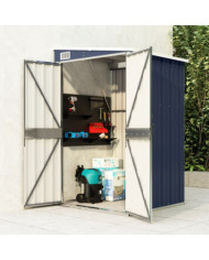 Remise de jardin murale Anthracite 118x100x178 cm Acier | Mobilier & Déco