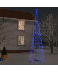 Arbre de Noël cône 3000 LED Bleues 230x800 cm | Mobilier & Déco