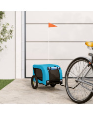 Remorque de vélo pour animaux de compagnie bleu et noir | Mobilier & Déco
