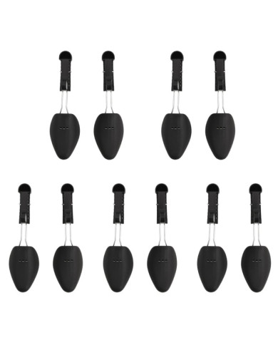 Embauchoirs 5 paires noir EU 38-44 plastique | Mobilier & Déco
