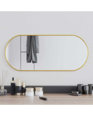Miroir mural Doré 70x30 cm Ovale | Mobilier & Déco