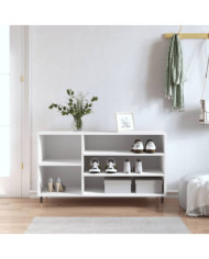 Armoire à chaussures Blanc 102x36x60 cm Bois d'ingénierie | Mobilier & Déco