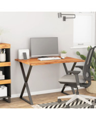 Dessus de bureau 100x80x2,5 cm rectangulaire bois massif acacia | Mobilier & Déco