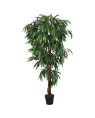 Manguier artificiel 450 feuilles 120 cm vert | Mobilier & Déco