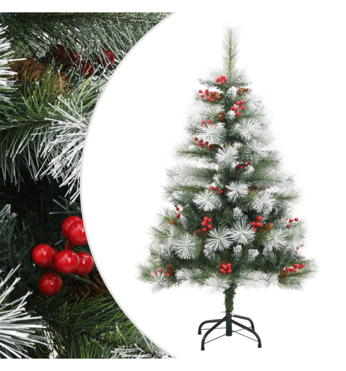 Sapin de Noël artificiel avec pommes de pin et baies 150 cm | Mobilier & Déco