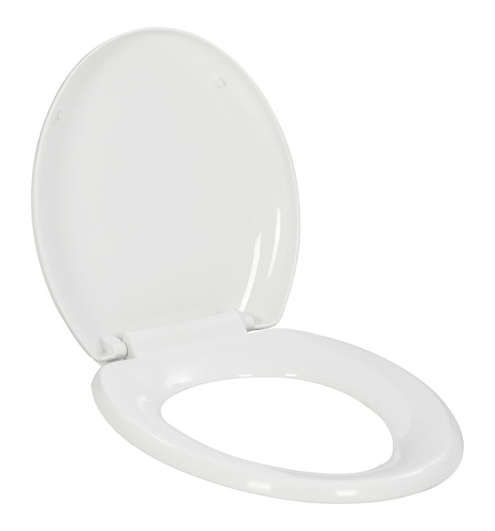 Abattant WC à fermeture en douceur Libération rapide Blanc | Mobilier & Déco