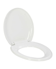 Abattant WC à fermeture en douceur Libération rapide Blanc | Mobilier & Déco
