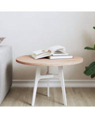 Dessus de table Ø50x1,5 cm rond bois massif de hêtre | Mobilier & Déco