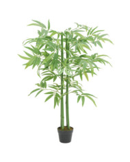 Bambou artificiel 384 feuilles 120 cm vert | Mobilier & Déco