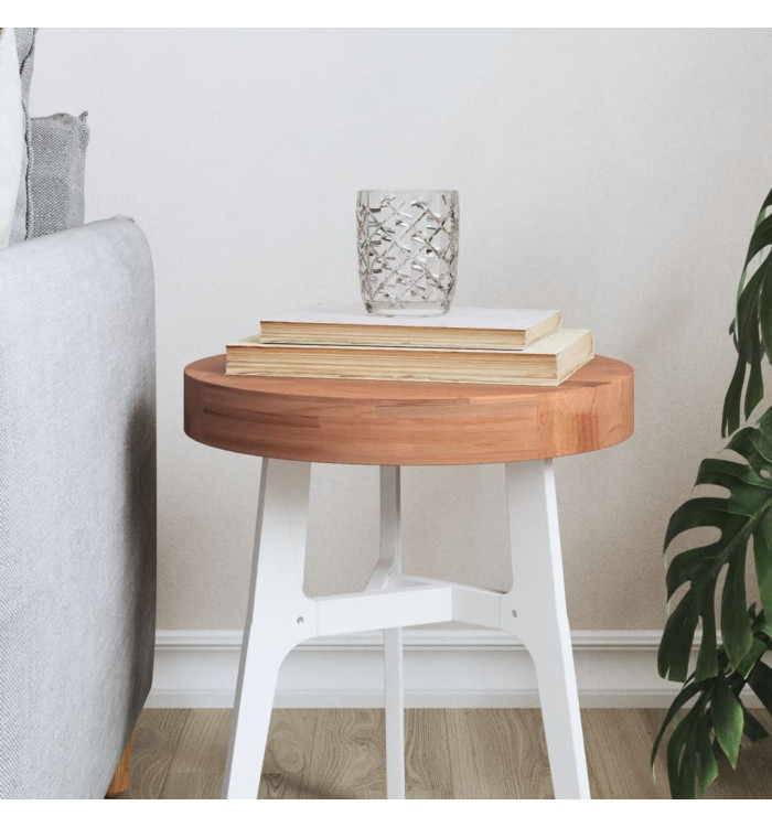 Dessus de table Ø30x4 cm rond bois massif de hêtre | Mobilier & Déco