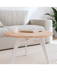 Dessus de table Ø70x2,5 cm rond bois massif de hêtre | Mobilier & Déco