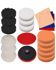 Ensemble de tampons de polissage 18 pcs 150 mm | Mobilier & Déco
