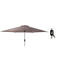 ProGarden Parasol de jardin Mardi 270 cm taupe | Mobilier & Déco
