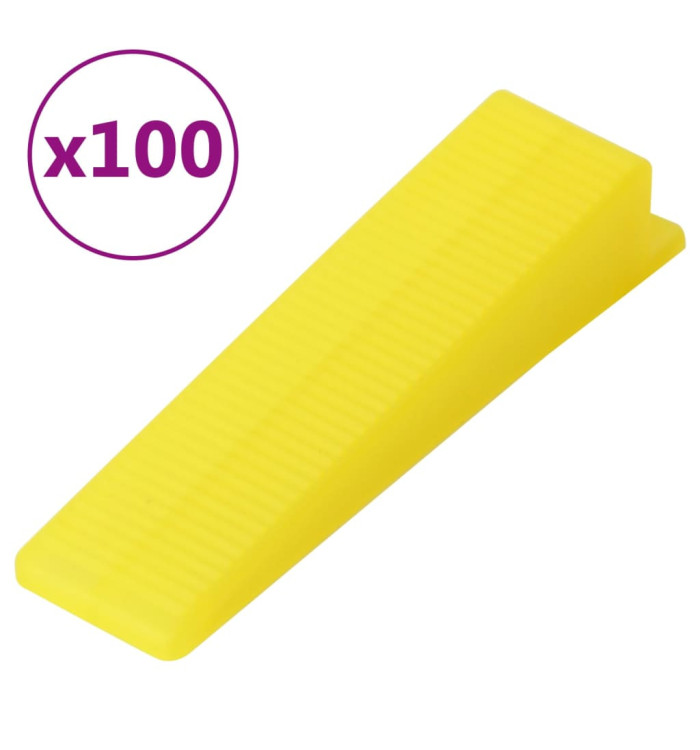 Cales de nivellement pour carreaux 100 pcs | Mobilier & Déco