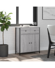 Buffet sonoma gris 70x30x80 cm bois d'ingénierie | Mobilier & Déco