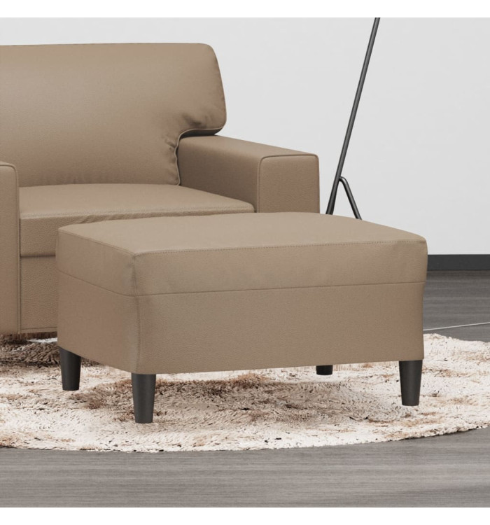 Repose-pied Cappuccino 70x55x41 cm Similicuir | Mobilier & Déco