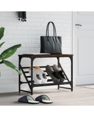Étagère à chaussures chêne marron 60x30x45 cm bois d'ingénierie | Mobilier & Déco
