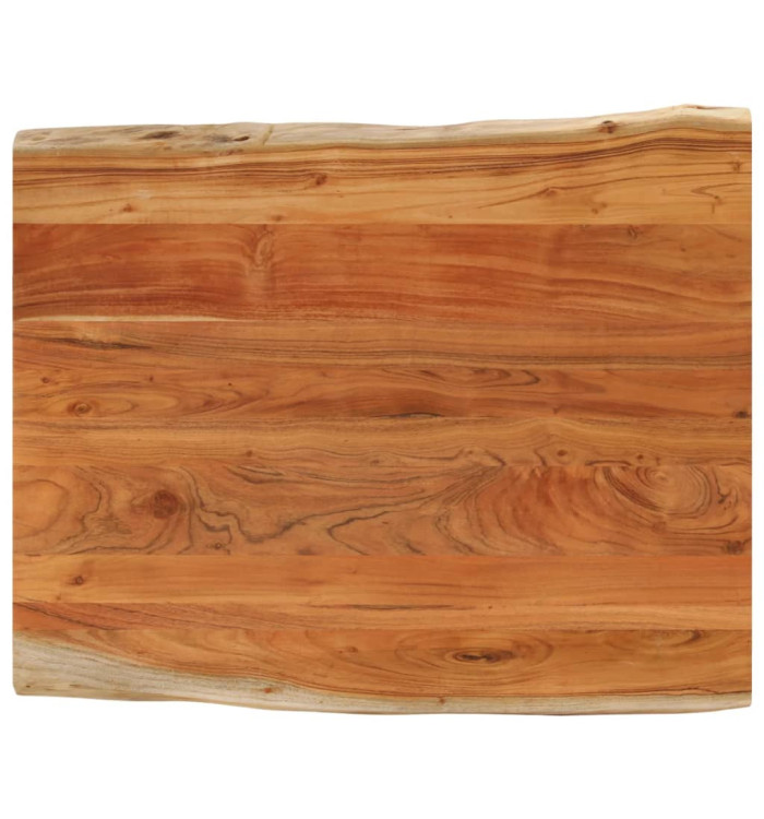 Dessus de table 90x80x2,5 cm rectangulaire bois massif d'acacia | Mobilier & Déco