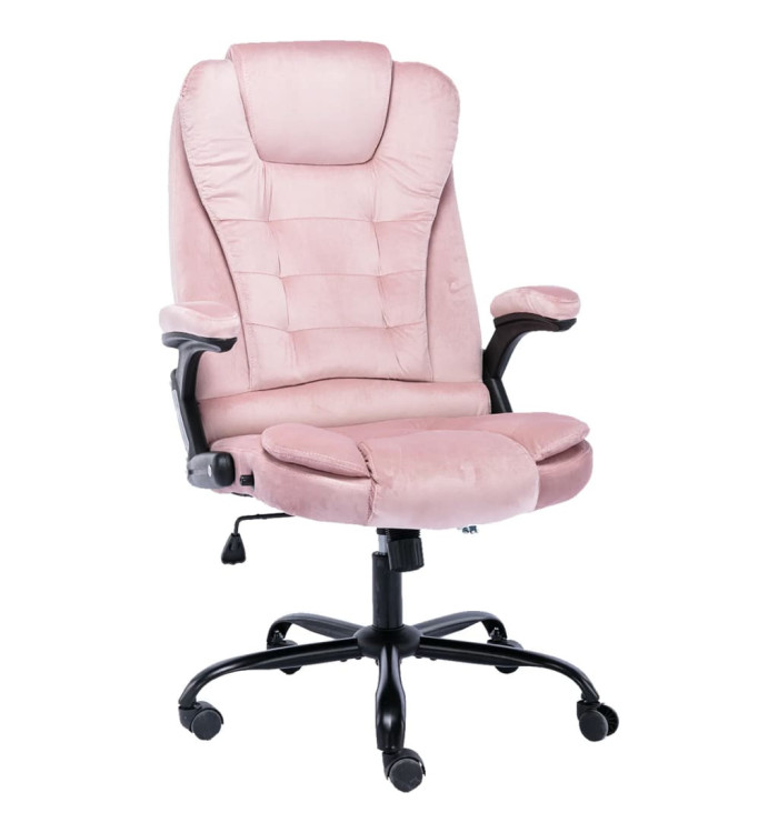 Chaise de bureau Rose Velours | Mobilier & Déco