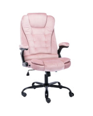 Chaise de bureau Rose Velours | Mobilier & Déco