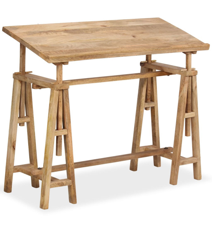 Table à dessin Bois de manguier massif 116 x 50 x 76 cm | Mobilier & Déco