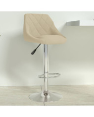 Tabouret de bar Crème Velours | Mobilier & Déco