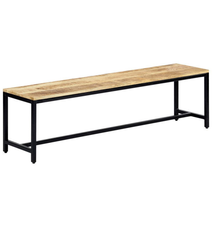 Banc à dîner 160 cm Bois de manguier massif brut | Mobilier & Déco