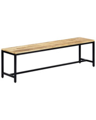 Banc à dîner 160 cm Bois de manguier massif brut | Mobilier & Déco