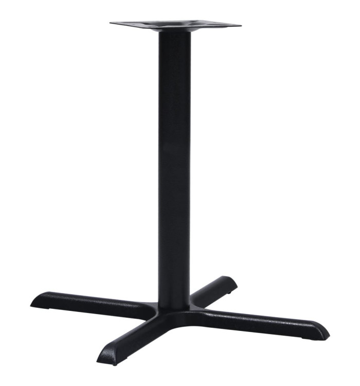Pied de table de bistro noir 76x76x72 cm fonte | Mobilier & Déco
