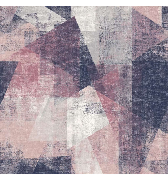 DUTCH WALLCOVERINGS Papier peint Perspectives Rose et violet | Mobilier & Déco
