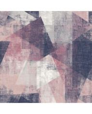 DUTCH WALLCOVERINGS Papier peint Perspectives Rose et violet | Mobilier & Déco